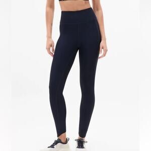 NWT Athleta Pacesetter 7/8 Tight Navy Size Small Running / Gym